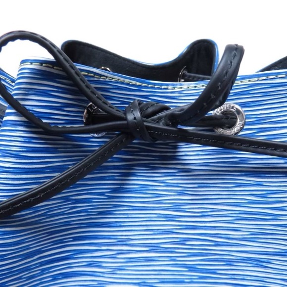 💎 ✨ LIKE NEW ✨💎  DENIM EPI LOUIS VUITTON noe BUCKET PULL STRING - Picture 13 of 16